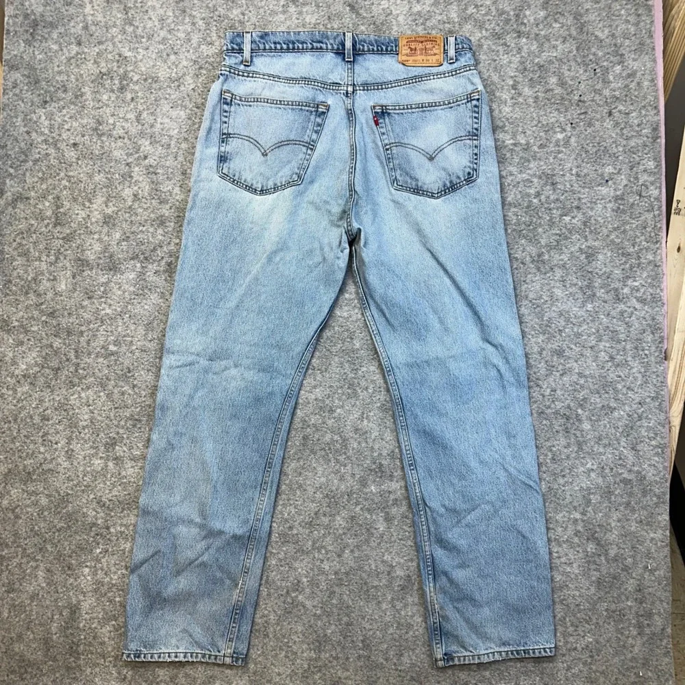 Lot of 4 Levis 505 Straight Jeans Men's 38x32 Blue Work Pants
